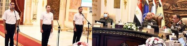 حضرالفريق أول ‏‎/‎‏ محمد زكى القائد العام للقوات المسلحة وزير الدفاع والإنتاج الحربى يحضر إختبارات ‏كشف الهيئة لطلبة الكليات العسكرية والمعهد الفنى للقوات المسلحة بالكلية الحربية 