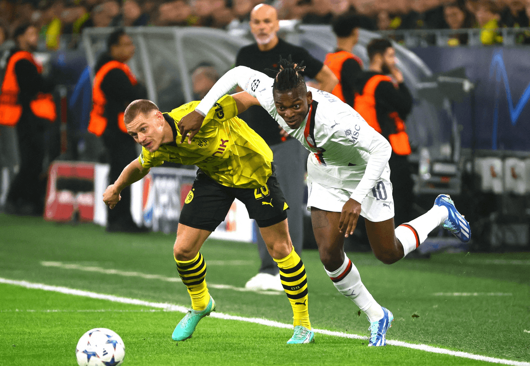 ميلان يتعادل سلبياً مع بوروسيا في دوري الأبطال.