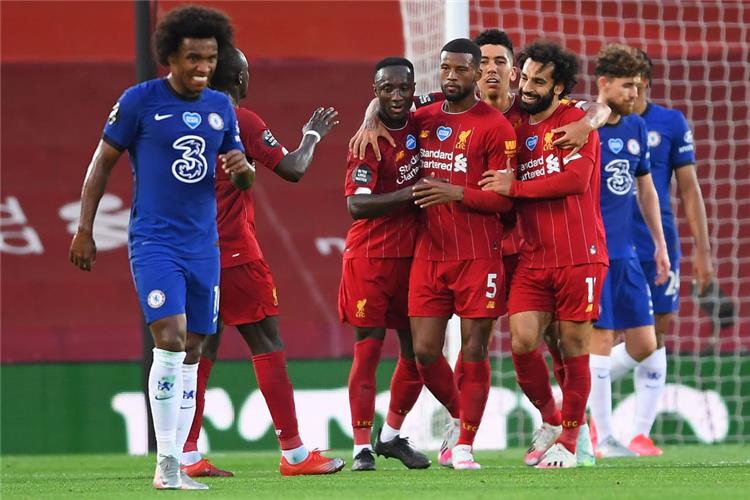 ليفربول يكتسح ويفوز علي ضيفه تشيلسي5-3 ويتوج بطلا لكأس الدوري الانجليزي.