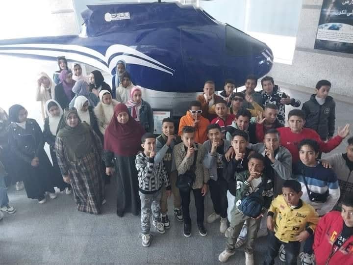 المركز الإستكشافي يستقبل طلبة المدارس بمحافظة السويس.