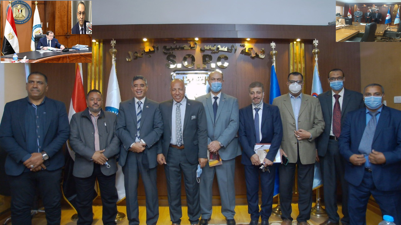 رأس المهندس طارق الملا وزير البترول والثروة المعدنية باكورة أعمال الجمعيات العامة لشركات القطاع العام البترول.