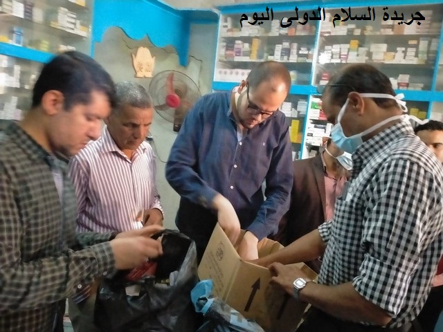 ضبط ١٦ جوال أقراص مخدرة فى صيدلية بأسيوط
