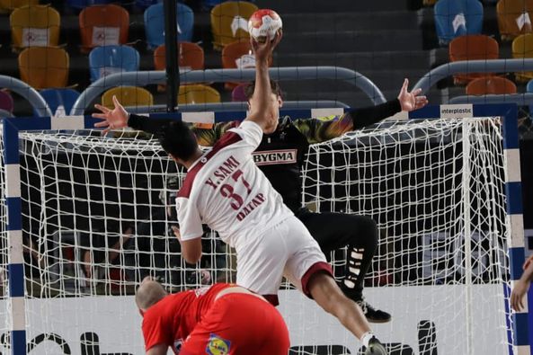 الدنمارك يفوز على العنابي القطري 32-23 في مباراة الاهداف السريعة ببطولة العالم لليد