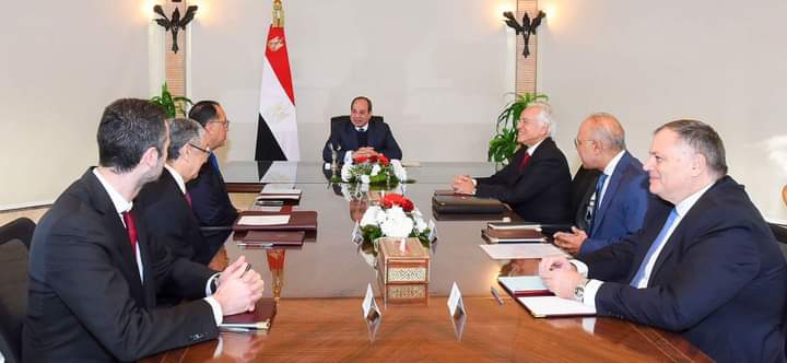 اجتمع السيد الرئيس عبد الفتاح السيسي اليوم بالسيد 