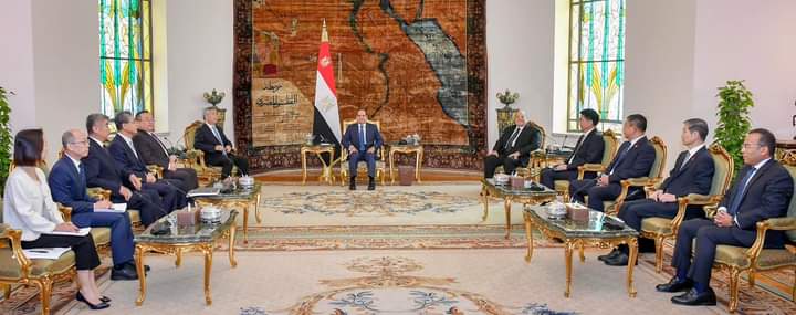 استقبل السيد الرئيس عبد الفتاح السيسي وفداً صينياً رفيع المستوى، برئاسة السيد