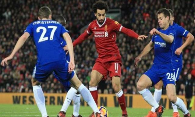 محمد صلاح يدخل تاريخ الدوري الإنجليزي بعد صناعة هدف ليفربول الثالث أمام تشيلسي.