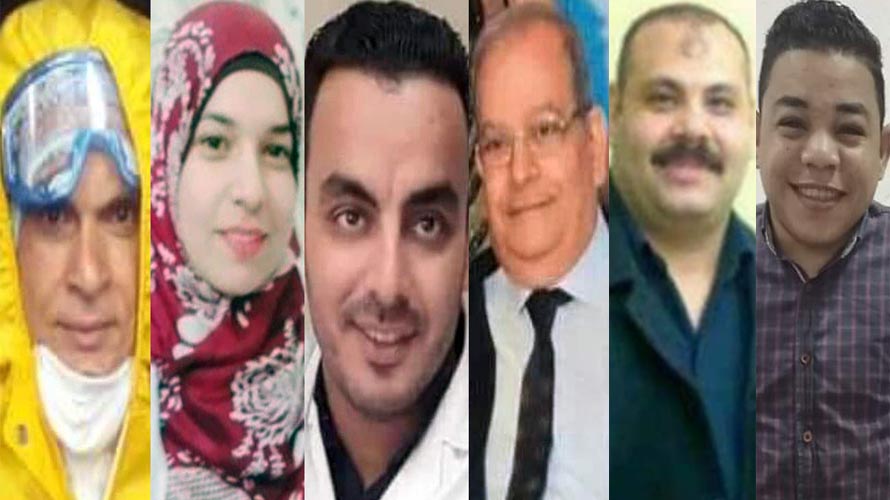 شهداء الفنيين الصحيين بفيروس كورونا