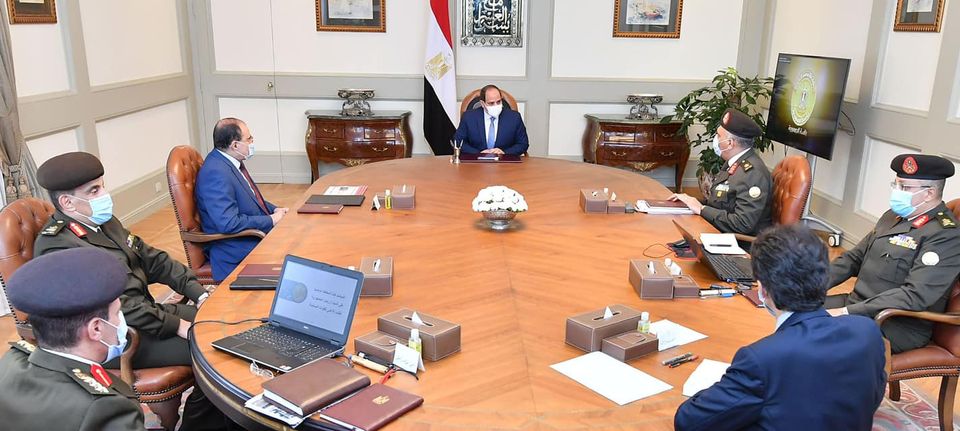 اجتمع السيد الرئيس عبد الفتاح السيسي اليوم مع اللواء أمير سيد أحمد مستشار رئيس الجمهورية للتخطيط العمراني