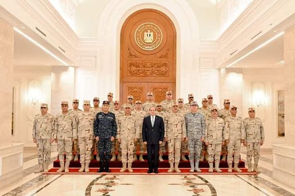 اجتمع السيد الرئيس عبد الفتاح السيسي رئيس الجمهورية القائد الأعلى للقوات المسلحة،