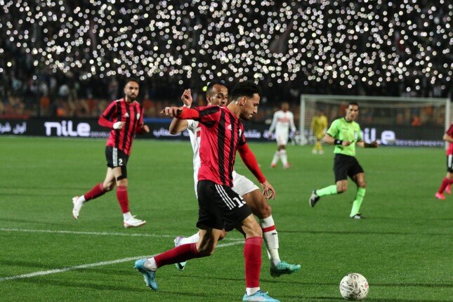 محمد مجدي حارس الداخلية يحصد رجل مباراة الزمالك فى الدوري.