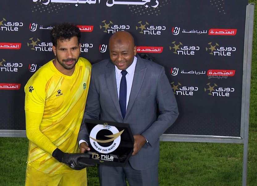 المهدى سليمان يحصد رجل مباراة الأهلى والاتحاد السكندرى بالدوري.