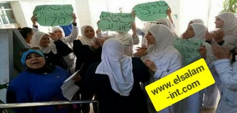 تمريض الصحة النفسية يطالبون بصرف حوافزهم المتأخرة بحلوان