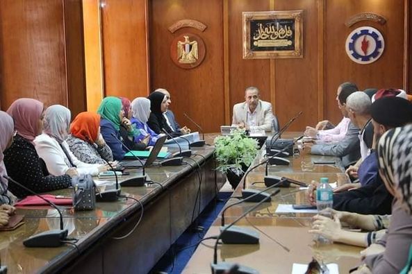 إجتماع اللجنة التنسيقية للمجلس الأقليمي للسكان بمحافظة السويس