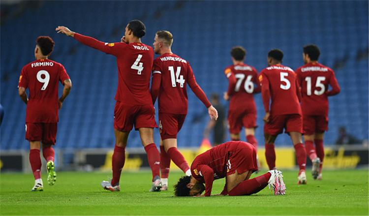 ليفربول يكتسح ويفوز علي برايتون 3-1 ..وتألق صلاح يسجل ويصنع.