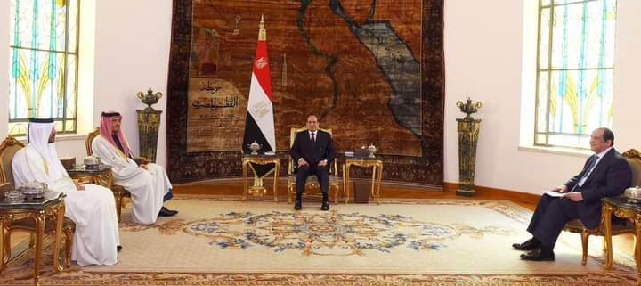 استقبل السيد الرئيس عبد الفتاح السيسي اليوم الشيخ محمد بن عبد الرحمن آل ثاني، رئيس مجلس الوزراء وزير خارجية دولة قطر،