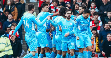 مان سيتى يفوز بصعوبه علي أرسنال بثنائية لهدف بالدورى الأنجليزى بمشاركة الننى.