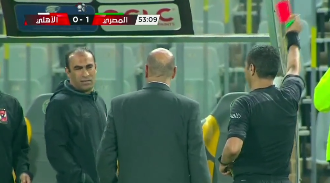 سيد عبد الحفيظ يواجه عقوبة الإيقاف وغرامة 20 ألف جنيه بعد الطرد أمام المصرى.