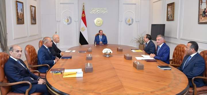 استقبل السيد الرئيس عبد الفتاح السيسي اليوم السيد 