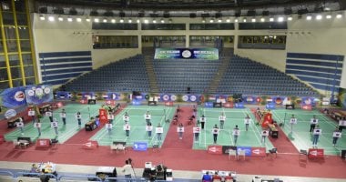 افتتاح بطولة مصر الدولية للريشة الطائرة فى نسختها التاسعة.