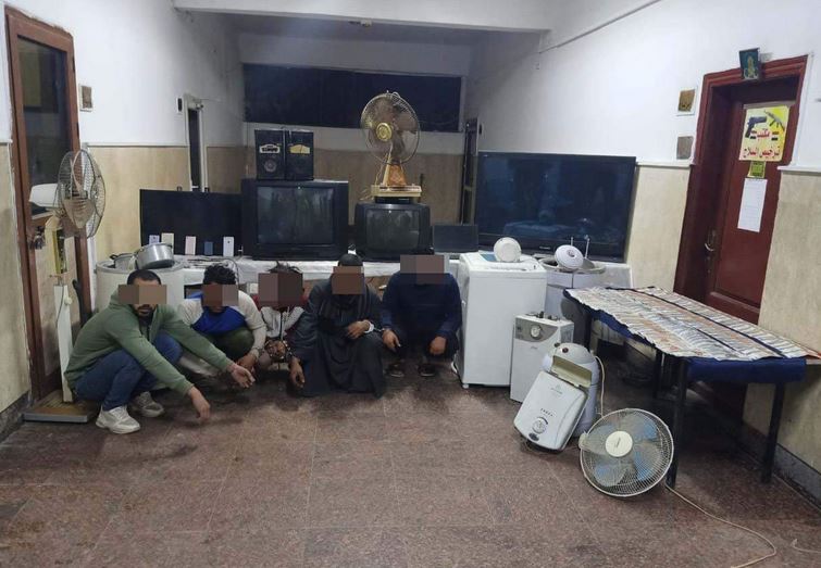 القبض على تشكيل عصابى تخصص فى سرقة المساكن بعين شمس