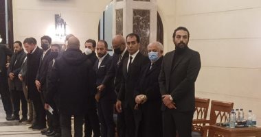 نجوم الكرة يقدمون العزاء في وفاة الناقد الرياضى إبراهيم حجازى.