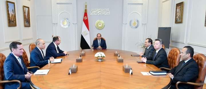 استقبل السيد الرئيس عبد الفتاح السيسي السيد 