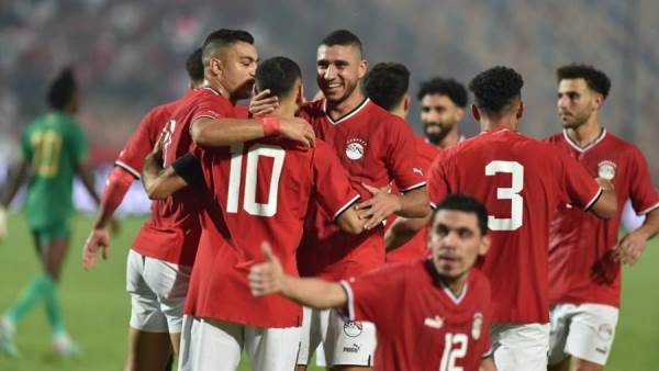 منتخب مصر يفوز على موريتانيا بثنائية نظيفة وينفرد بصدارة المجموعة بتصفيات كأس الإمم الإفريقية.