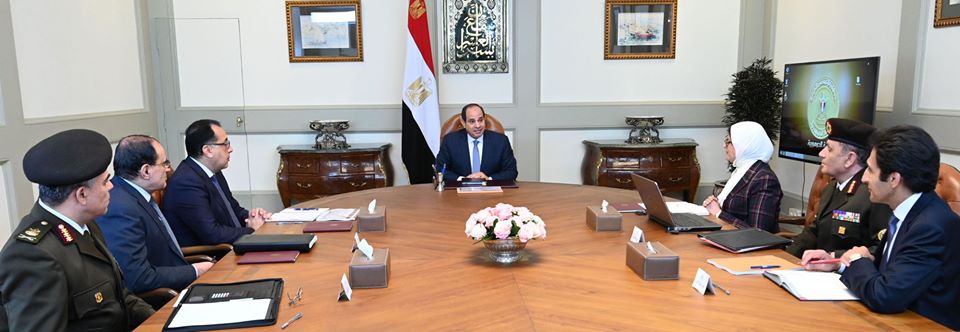 اجتمع السيد الرئيس عبد الفتاح السيسي اليوم مع الدكتور مصطفى مدبولي، رئيس مجلس الوزراء،