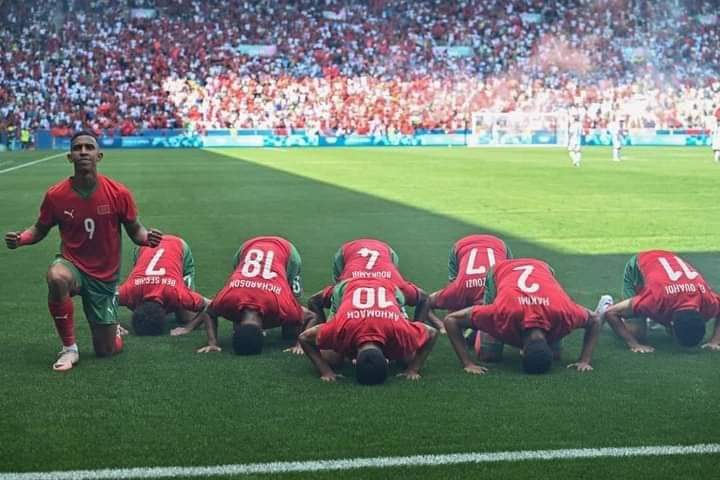 المغرب يفوز على الأرجنتين بثنائية مقابل هدف بعد إيقاف المباراة في أولمبياد باريس 2024.