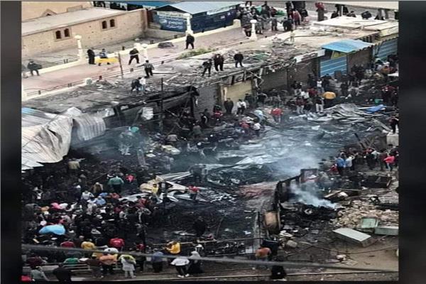 عودة الكهرباء لـ«الزقازيق» بعد إطفاء حريق ضخم بعددٍ من المحلات