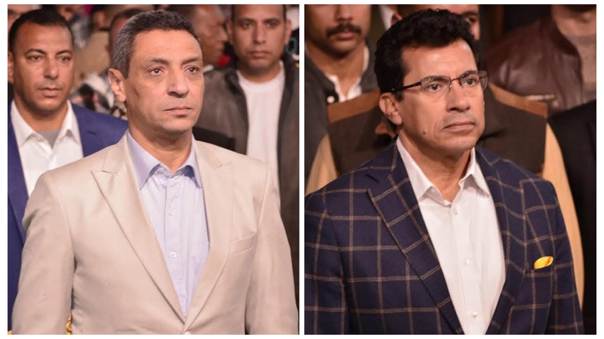 الشاذلي وصبحي في ضيافة النوبه بالعيد المئوي بالسويس.