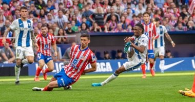 أتلتيكو مدريد يفوز على ليجانيس بثلاثية مقابل هدف في الدوري الأسباني.