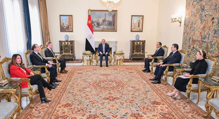 استقبل السيد الرئيس عبد الفتاح السيسي، اليوم، السيد 