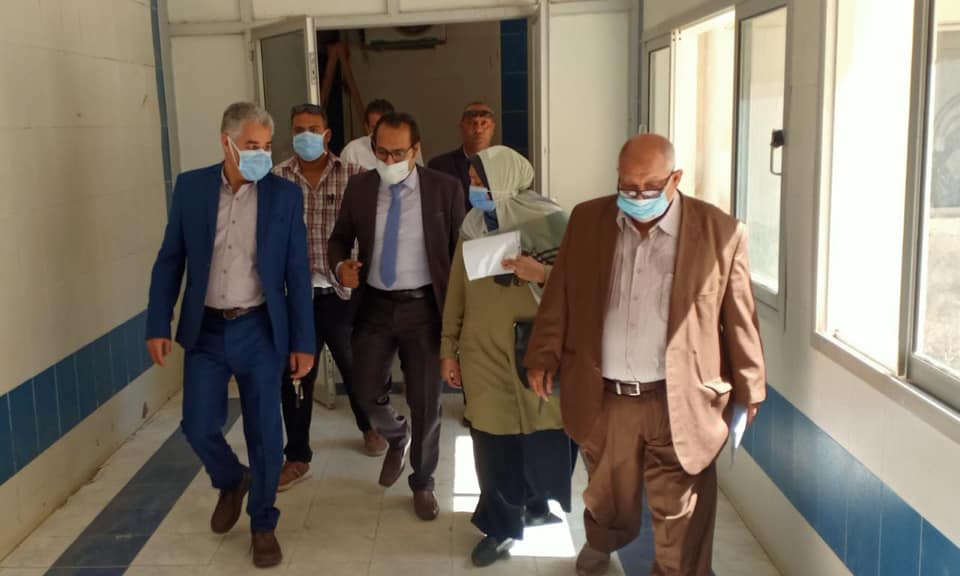 لجنه اعتمادالزمالة المصرية من وزاره الصحه يشيد بإستعدادات مستشفى السويس العام