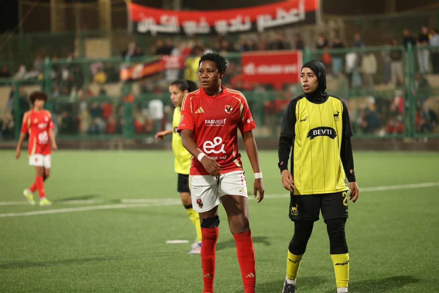 سيدات الأهلي يتعادل أيجابياً مع وادي دجلة في الدوري النسائي.
