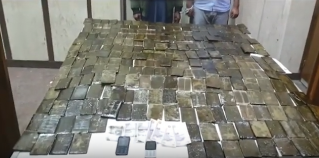 ضبط 230 طربة حشيش بطريق المزارع السمكية ببورسعيد