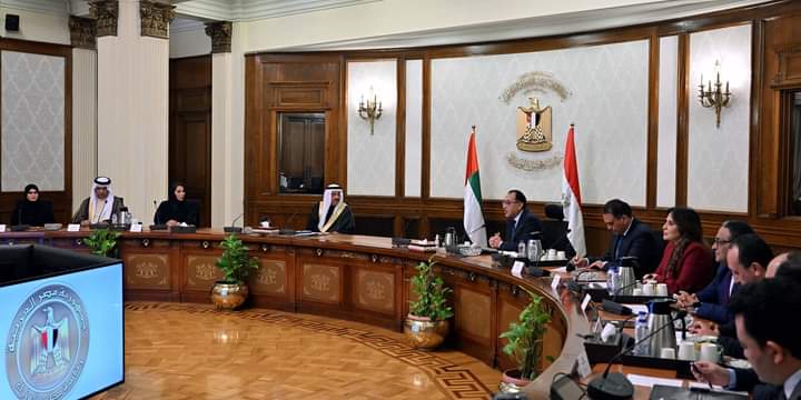 رئيس الوزراء يلتقي رئيس المجلس الوطني الاتحادي الإماراتي والوفد المرافق له