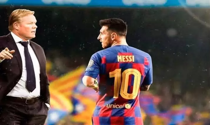 كومان يوضح سبب عدم الدفع بـ ميسي أساسيًا في مباراة برشلونة وريال بيتيس