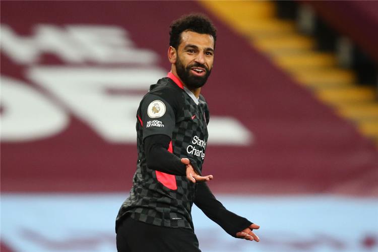 ترتيب هدافي الدوري الإنجليزي بعد هدفي محمد صلاح أمام أستون فيلا.