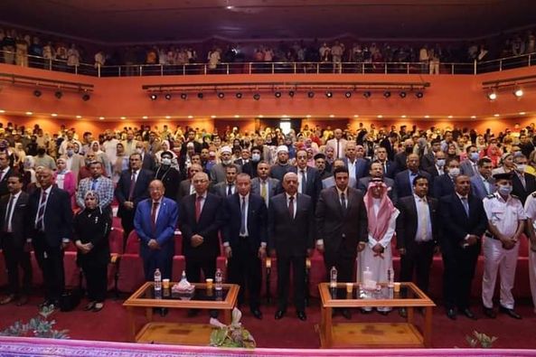 بحضور محافظ السويس والقيادات ..  احتفالية كبري بجامعة السويس بمناسبة انتصارات 24اكتوبر 1973 علي العدو