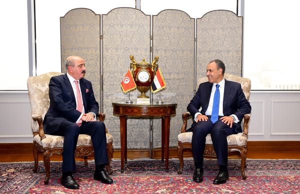 وزير الخارجية والهجرة يستقبل نظيره التونسي استقبل د. بدر عبد العاطي وزير الخارجية والهجرة يوم الأربعاء ٢٥ ديسمبر السيد/ محمد علي النفطي، وزير الشئون الخارجية والهجرة وشئون التونسيين بالخارج بالجمهورية التونسية الشقيقة.