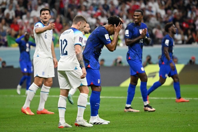 إنجلترا تتعادل سلبياً مع أمريكا وتواصل صدارة المجموعة الثانية بكأس العالم قطر 2022.