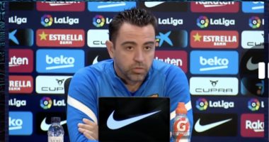 تشافي: أمامنا 8 نهائيات ولم نفقد الأمل فى الفوز بالدوري الإسباني.