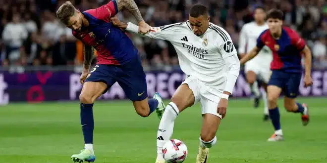 القنوات المجانية الناقلة لكلاسيكو ريال مدريد وبرشلونة في نهائي كأس السوبر الإسباني.