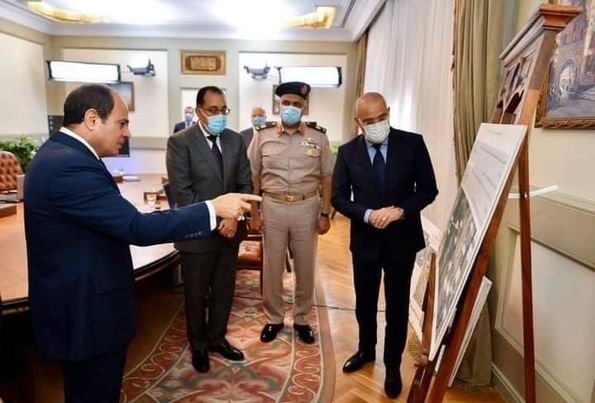 السيد الرئيس يتابع تطوير محاور ربط مناطق شرق وغرب القاهرة