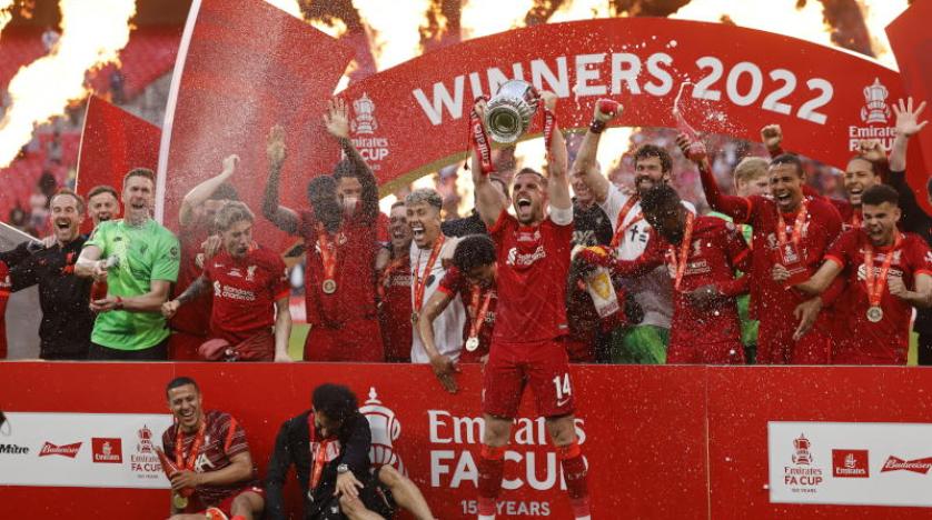  ليفربول يكتسح تشيلسي بركلات الترجيح (6-5) ويتوج بطلاً لكأس الإتحاد الإنجليزي للمرة الثامنة فى تاريخه.